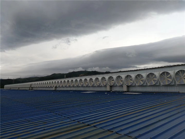 南京鋁業工廠通風降溫工程