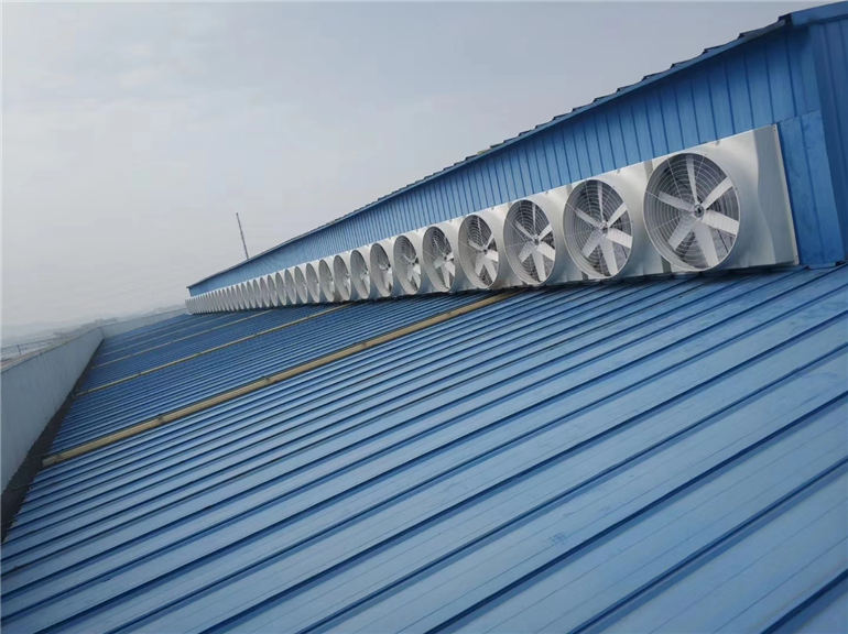 南京汽車部件工廠通風降溫工程