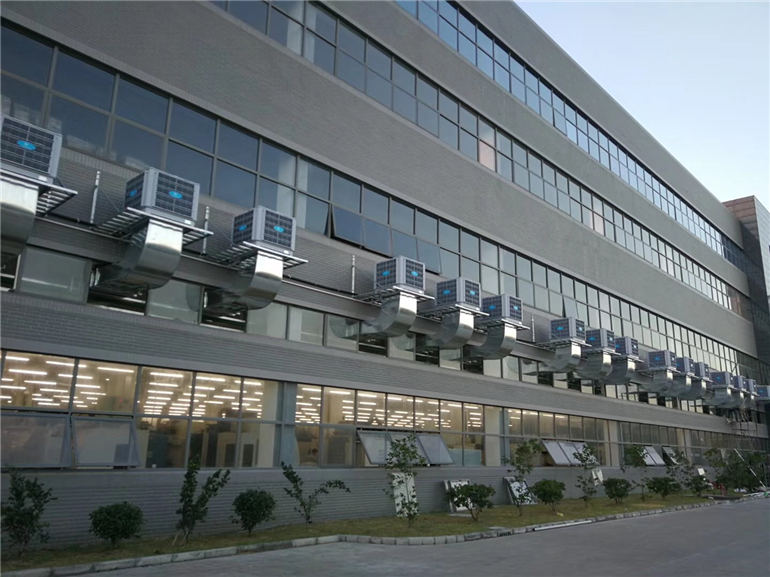 蘇州電子科技工廠通風降溫工程