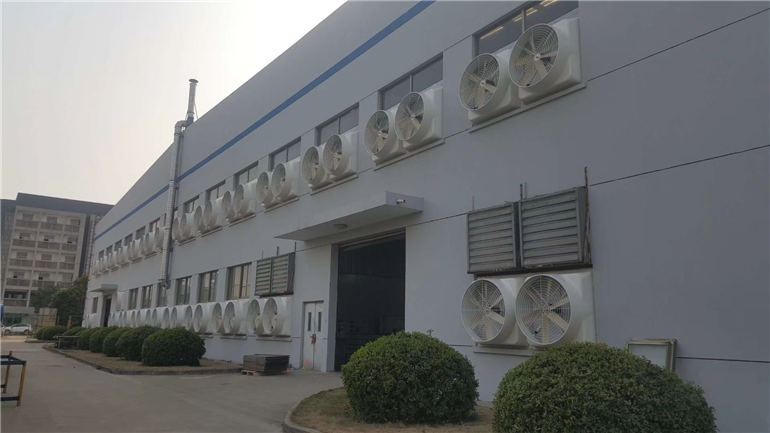 蘇州機械加工工廠通風降溫工程